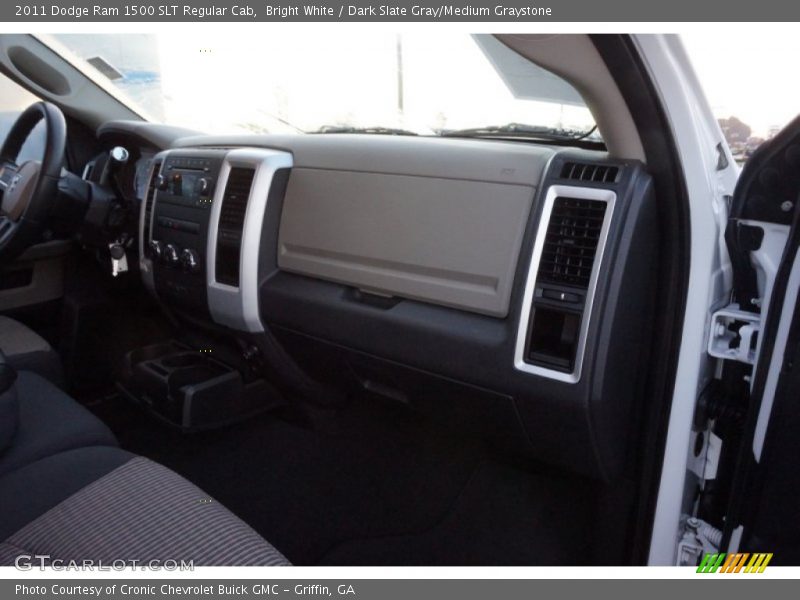 Bright White / Dark Slate Gray/Medium Graystone 2011 Dodge Ram 1500 SLT Regular Cab