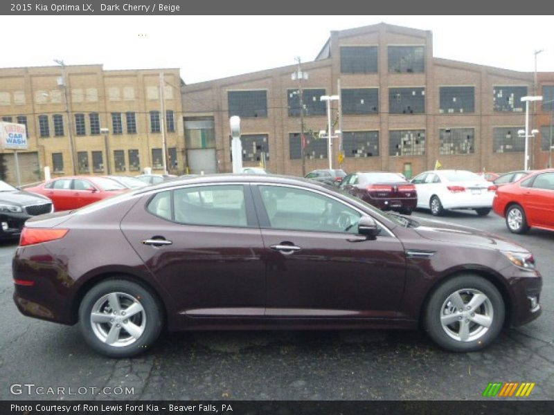 Dark Cherry / Beige 2015 Kia Optima LX