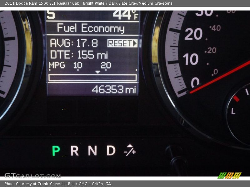 Bright White / Dark Slate Gray/Medium Graystone 2011 Dodge Ram 1500 SLT Regular Cab