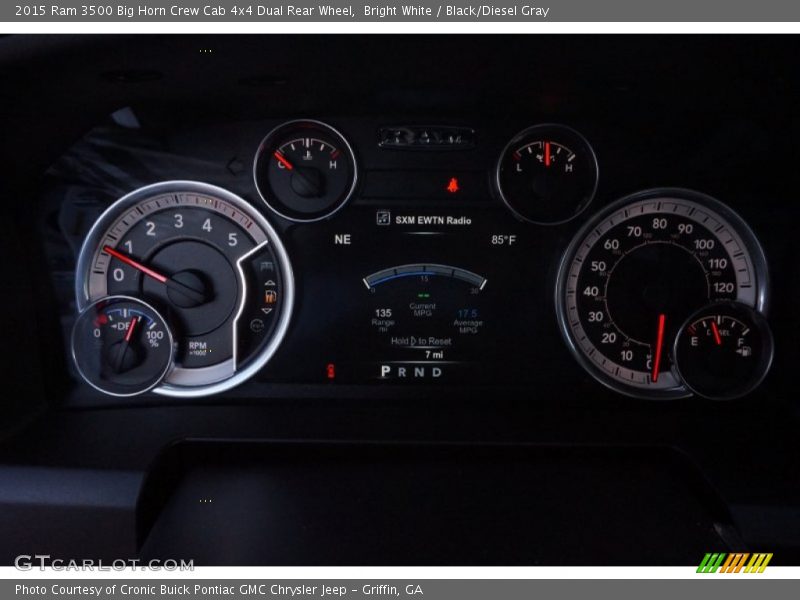 Bright White / Black/Diesel Gray 2015 Ram 3500 Big Horn Crew Cab 4x4 Dual Rear Wheel