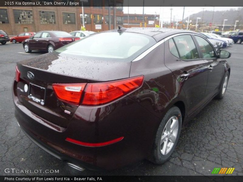 Dark Cherry / Beige 2015 Kia Optima LX