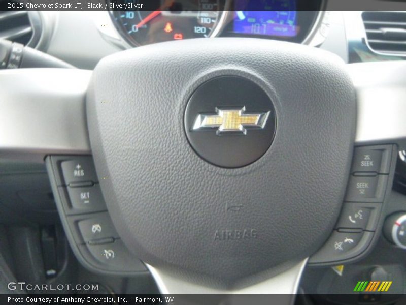 Black / Silver/Silver 2015 Chevrolet Spark LT
