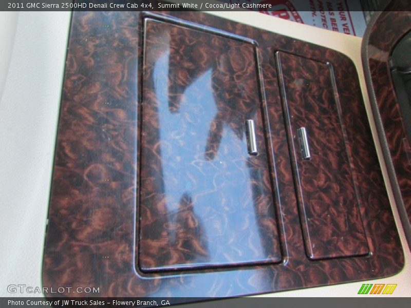 Summit White / Cocoa/Light Cashmere 2011 GMC Sierra 2500HD Denali Crew Cab 4x4