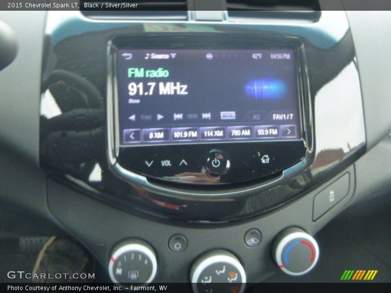 Black / Silver/Silver 2015 Chevrolet Spark LT