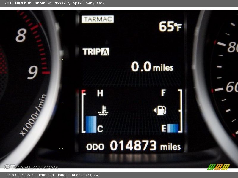 Apex Silver / Black 2013 Mitsubishi Lancer Evolution GSR