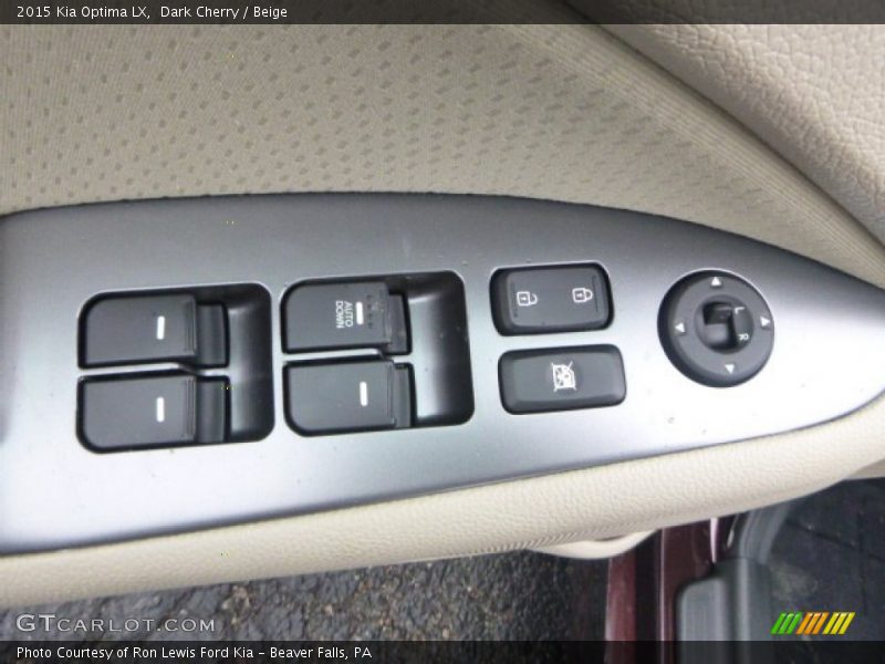 Dark Cherry / Beige 2015 Kia Optima LX