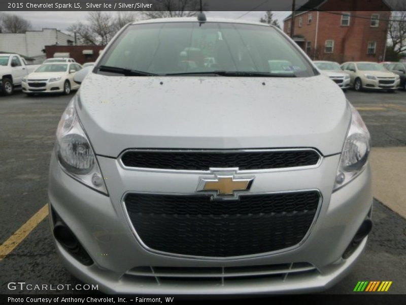 Silver Ice / Silver/Silver 2015 Chevrolet Spark LS