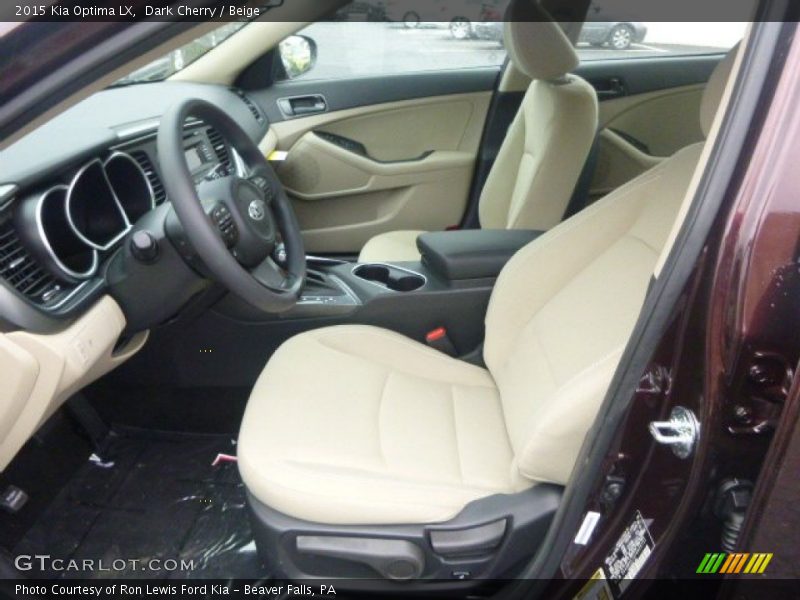 Dark Cherry / Beige 2015 Kia Optima LX