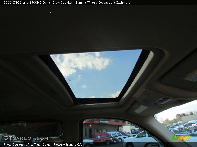 Summit White / Cocoa/Light Cashmere 2011 GMC Sierra 2500HD Denali Crew Cab 4x4