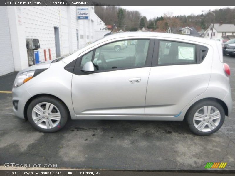 Silver Ice / Silver/Silver 2015 Chevrolet Spark LS