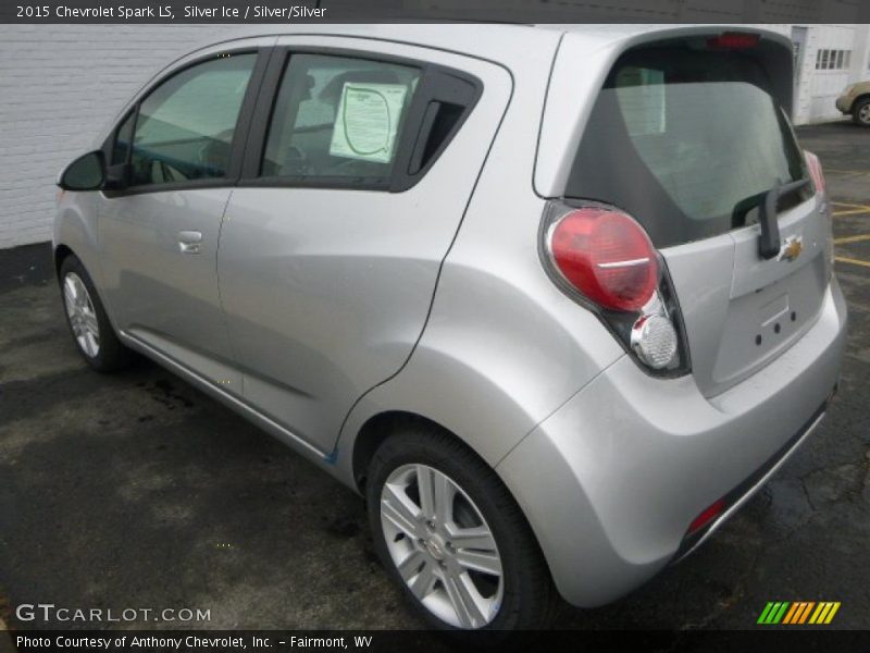 Silver Ice / Silver/Silver 2015 Chevrolet Spark LS
