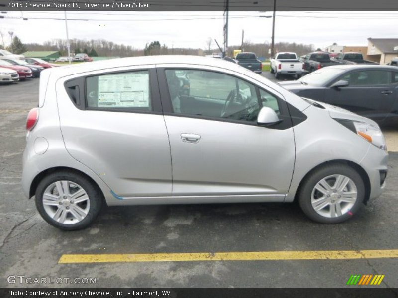 Silver Ice / Silver/Silver 2015 Chevrolet Spark LS