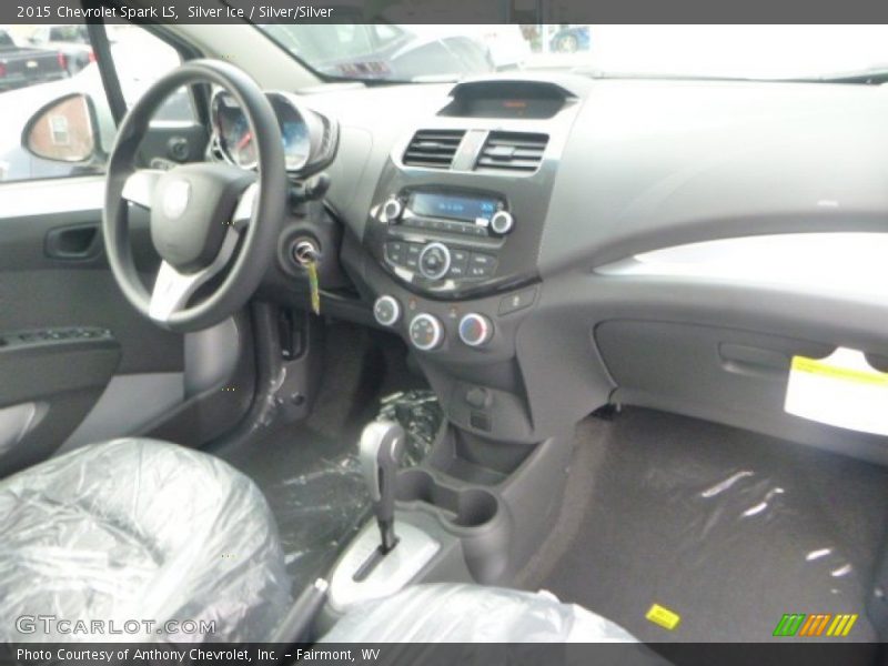 Silver Ice / Silver/Silver 2015 Chevrolet Spark LS