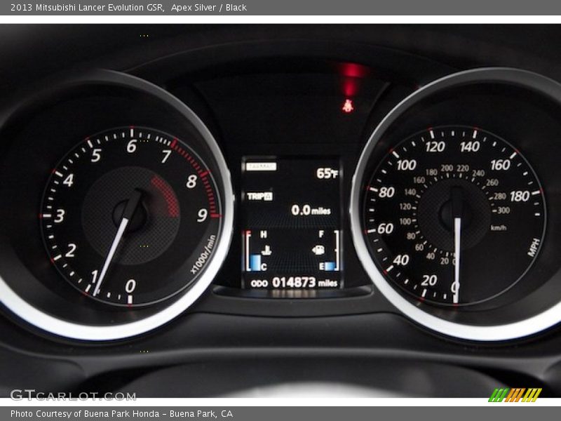 Apex Silver / Black 2013 Mitsubishi Lancer Evolution GSR