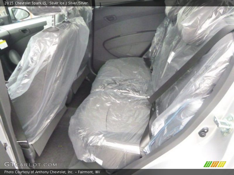 Silver Ice / Silver/Silver 2015 Chevrolet Spark LS