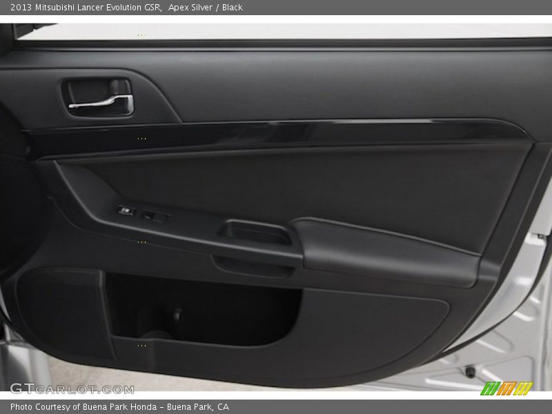Apex Silver / Black 2013 Mitsubishi Lancer Evolution GSR