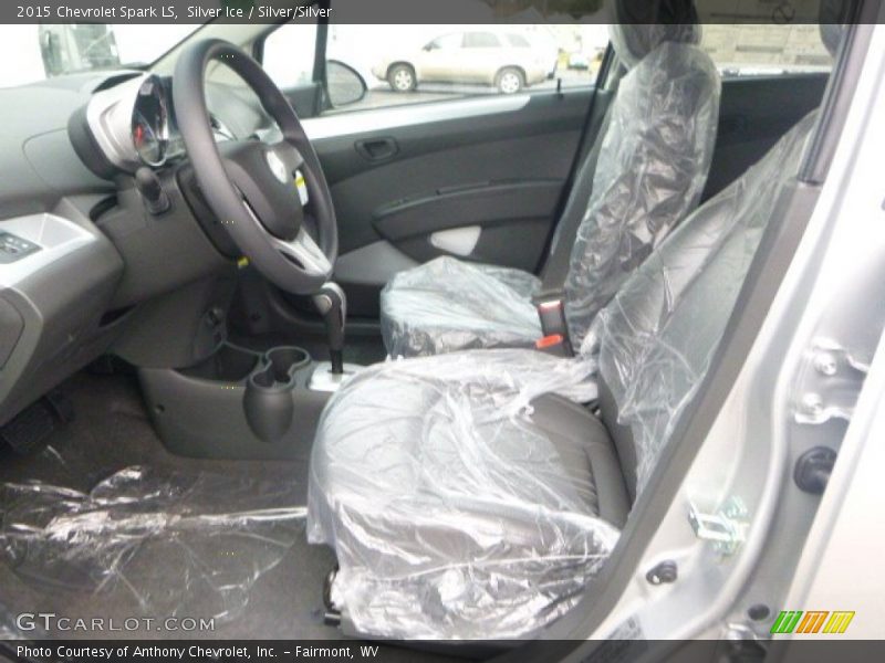 Silver Ice / Silver/Silver 2015 Chevrolet Spark LS