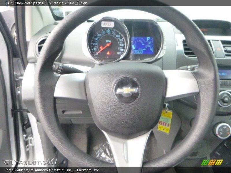Silver Ice / Silver/Silver 2015 Chevrolet Spark LS