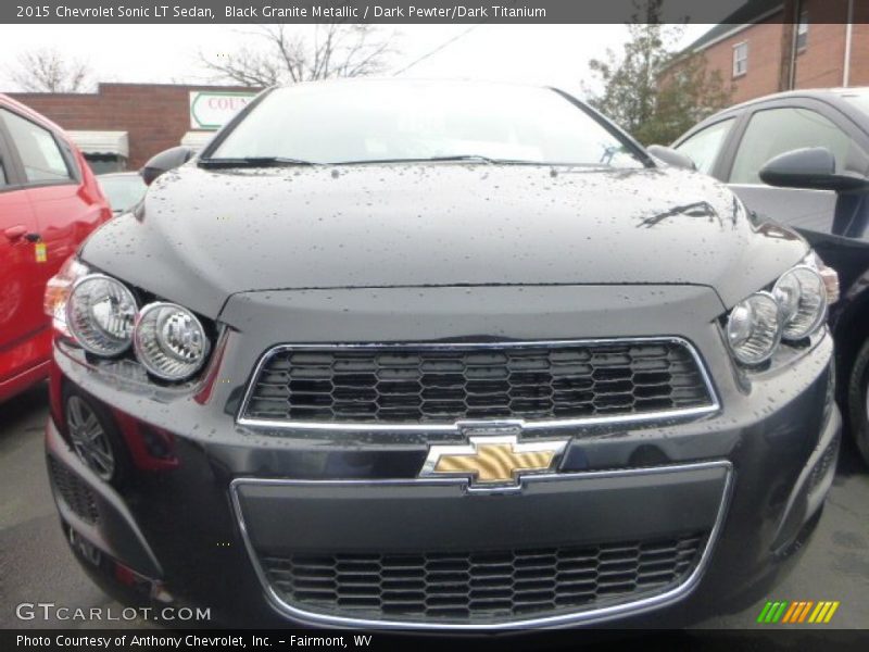 Black Granite Metallic / Dark Pewter/Dark Titanium 2015 Chevrolet Sonic LT Sedan