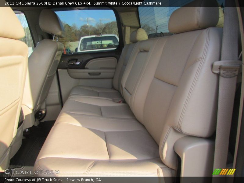 Summit White / Cocoa/Light Cashmere 2011 GMC Sierra 2500HD Denali Crew Cab 4x4