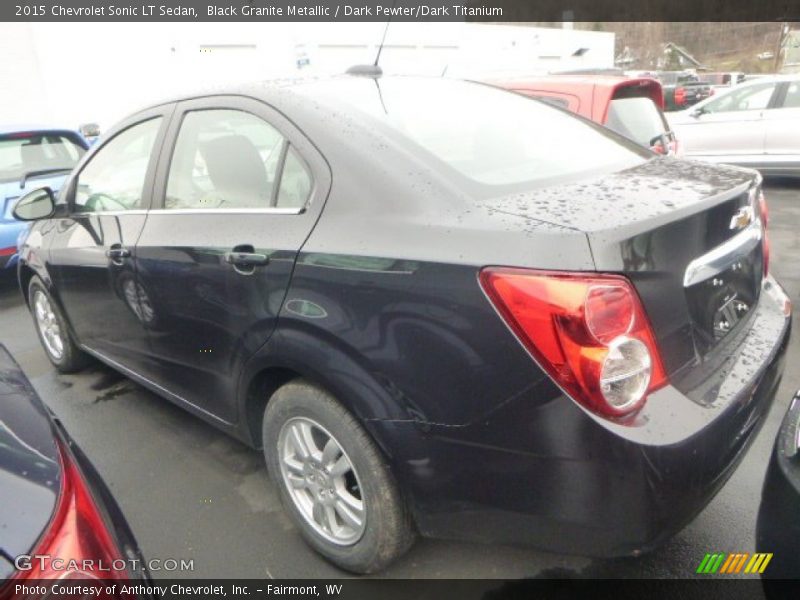 Black Granite Metallic / Dark Pewter/Dark Titanium 2015 Chevrolet Sonic LT Sedan