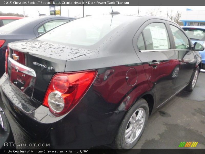Black Granite Metallic / Dark Pewter/Dark Titanium 2015 Chevrolet Sonic LT Sedan