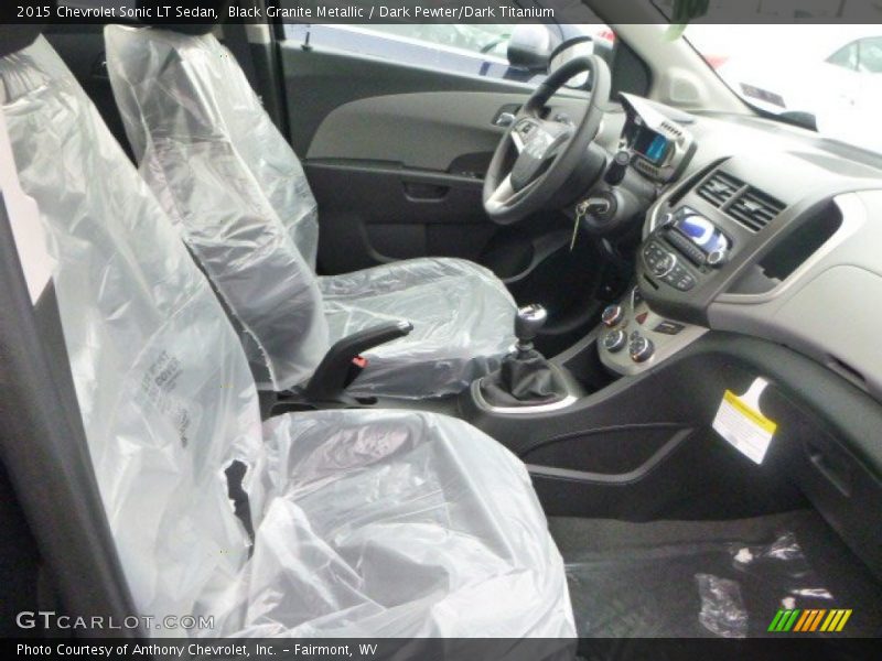 Black Granite Metallic / Dark Pewter/Dark Titanium 2015 Chevrolet Sonic LT Sedan