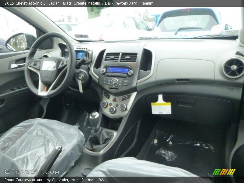 Black Granite Metallic / Dark Pewter/Dark Titanium 2015 Chevrolet Sonic LT Sedan