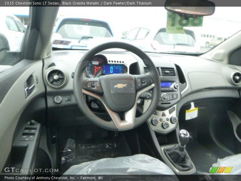 Black Granite Metallic / Dark Pewter/Dark Titanium 2015 Chevrolet Sonic LT Sedan