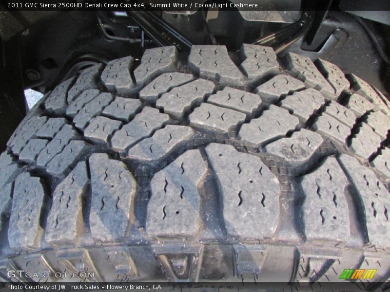 Summit White / Cocoa/Light Cashmere 2011 GMC Sierra 2500HD Denali Crew Cab 4x4