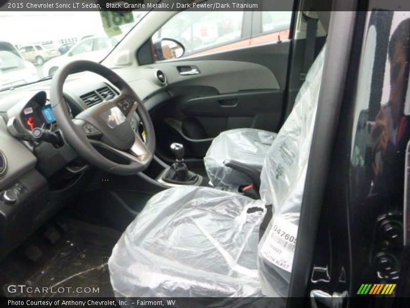 Black Granite Metallic / Dark Pewter/Dark Titanium 2015 Chevrolet Sonic LT Sedan
