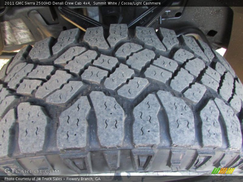 Summit White / Cocoa/Light Cashmere 2011 GMC Sierra 2500HD Denali Crew Cab 4x4