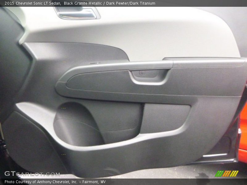 Black Granite Metallic / Dark Pewter/Dark Titanium 2015 Chevrolet Sonic LT Sedan