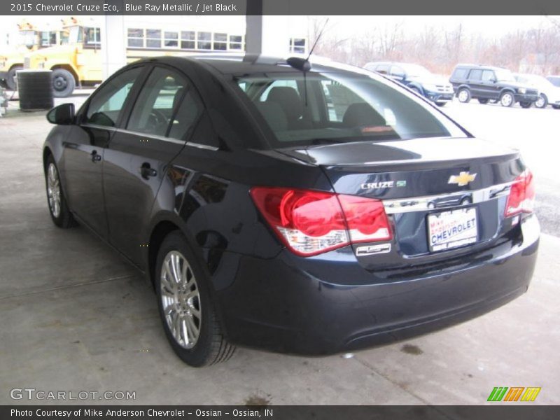Blue Ray Metallic / Jet Black 2015 Chevrolet Cruze Eco