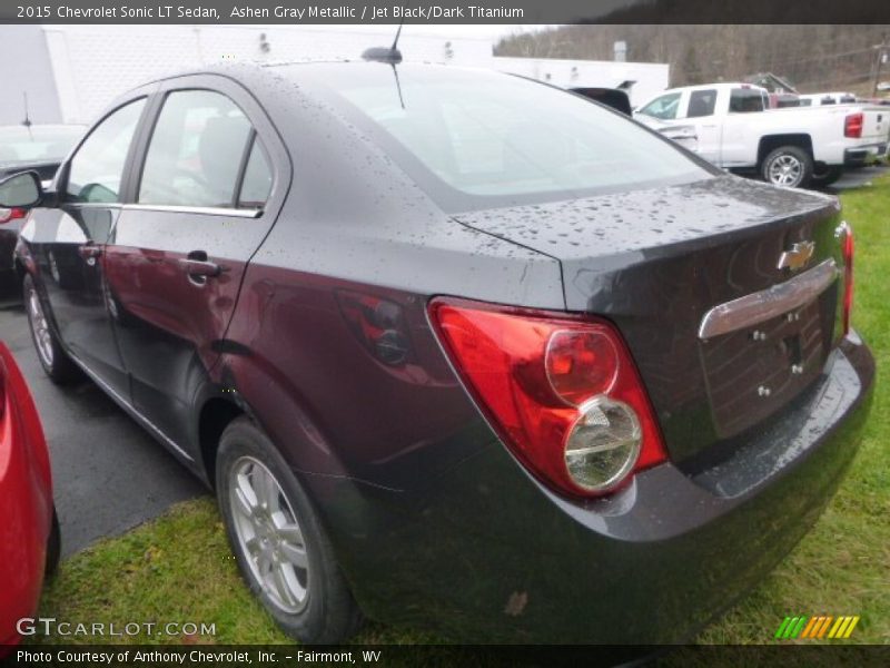 Ashen Gray Metallic / Jet Black/Dark Titanium 2015 Chevrolet Sonic LT Sedan