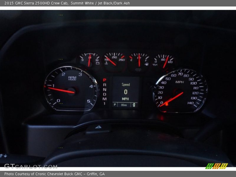 Summit White / Jet Black/Dark Ash 2015 GMC Sierra 2500HD Crew Cab
