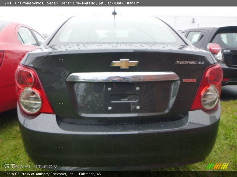 Ashen Gray Metallic / Jet Black/Dark Titanium 2015 Chevrolet Sonic LT Sedan