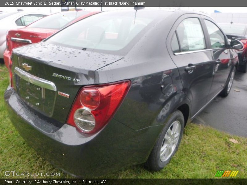 Ashen Gray Metallic / Jet Black/Dark Titanium 2015 Chevrolet Sonic LT Sedan