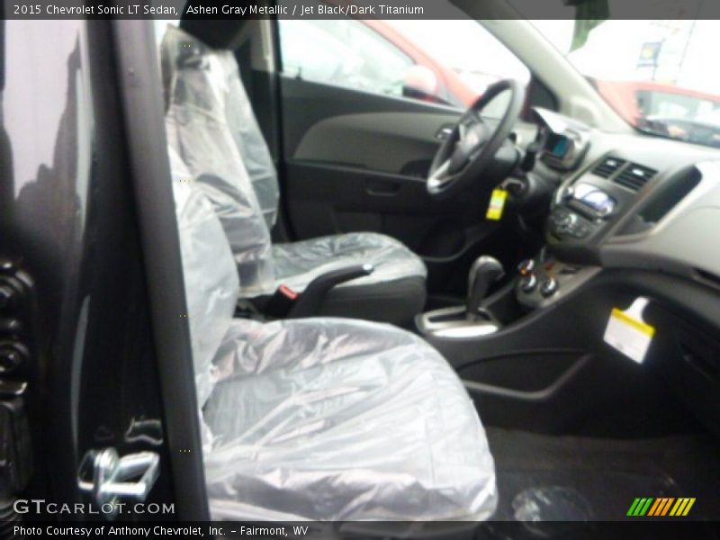 Ashen Gray Metallic / Jet Black/Dark Titanium 2015 Chevrolet Sonic LT Sedan