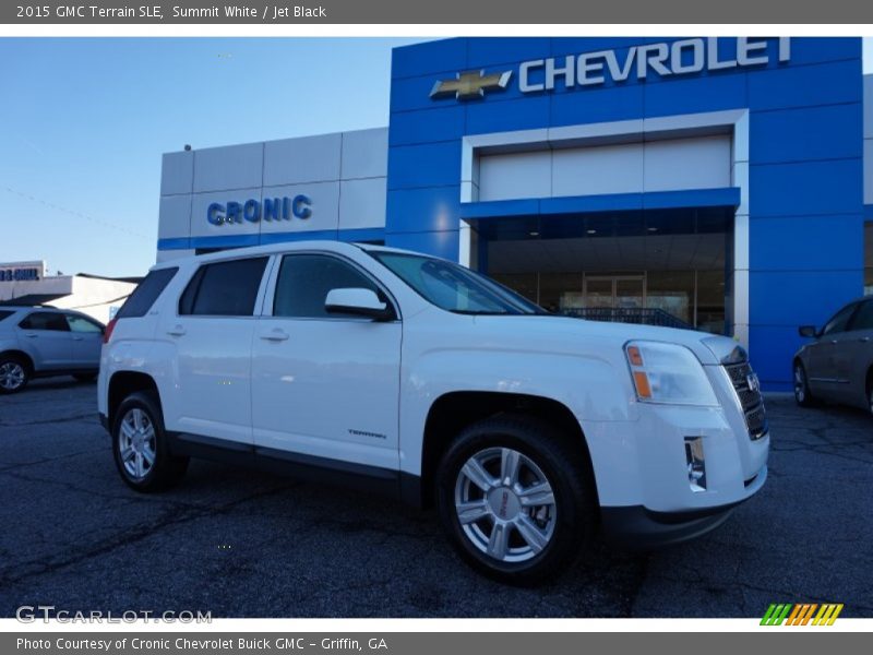 Summit White / Jet Black 2015 GMC Terrain SLE