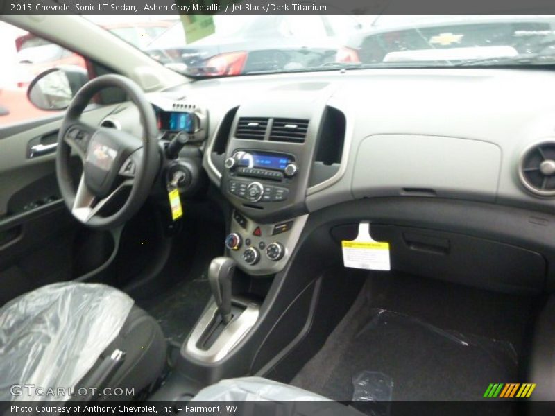 Ashen Gray Metallic / Jet Black/Dark Titanium 2015 Chevrolet Sonic LT Sedan