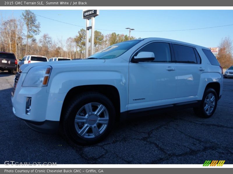 Summit White / Jet Black 2015 GMC Terrain SLE