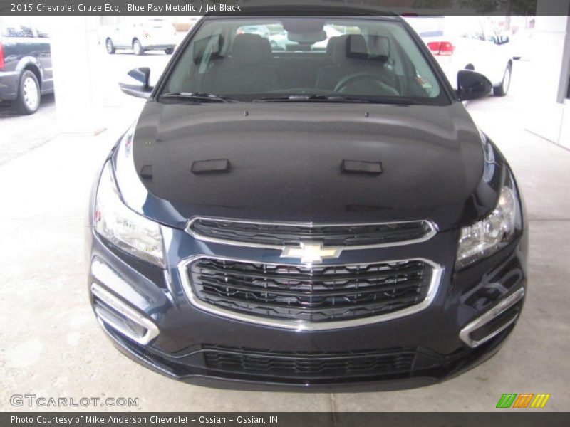 Blue Ray Metallic / Jet Black 2015 Chevrolet Cruze Eco
