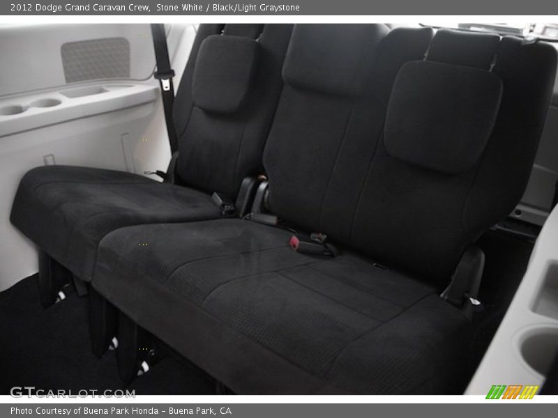 Stone White / Black/Light Graystone 2012 Dodge Grand Caravan Crew