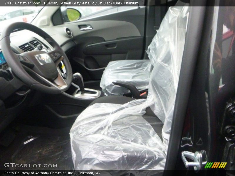 Ashen Gray Metallic / Jet Black/Dark Titanium 2015 Chevrolet Sonic LT Sedan