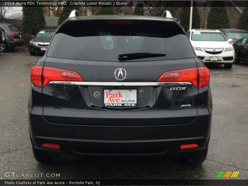 Graphite Luster Metallic / Ebony 2014 Acura RDX Technology AWD