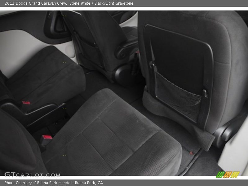 Stone White / Black/Light Graystone 2012 Dodge Grand Caravan Crew