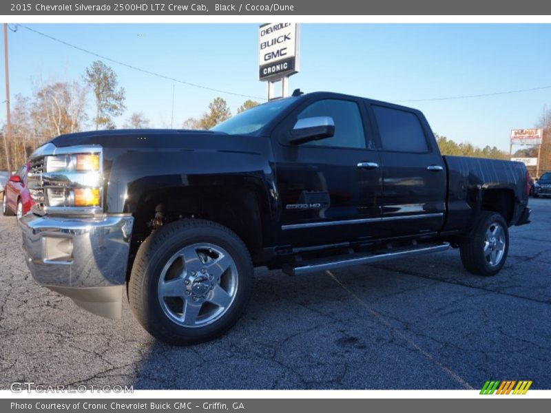 Black / Cocoa/Dune 2015 Chevrolet Silverado 2500HD LTZ Crew Cab