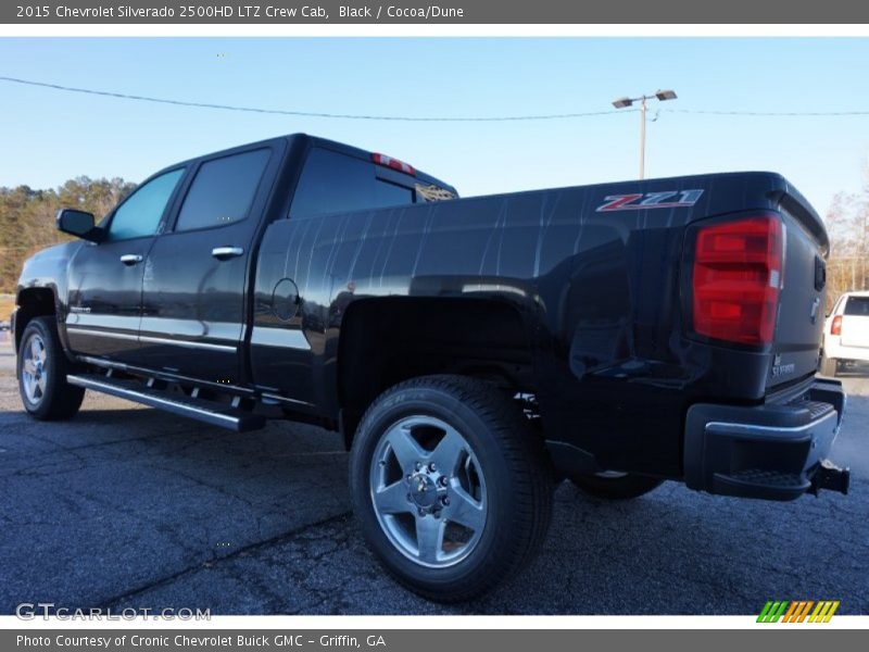 Black / Cocoa/Dune 2015 Chevrolet Silverado 2500HD LTZ Crew Cab