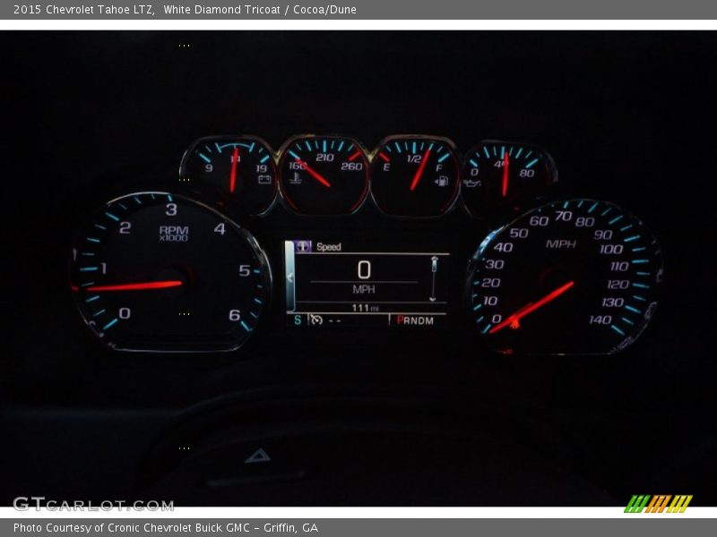 White Diamond Tricoat / Cocoa/Dune 2015 Chevrolet Tahoe LTZ